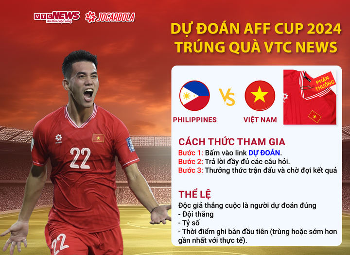 win79 club Dự đoán AFF Cup 2024 trúng quà VTC News: Philippines vs Việt Nam